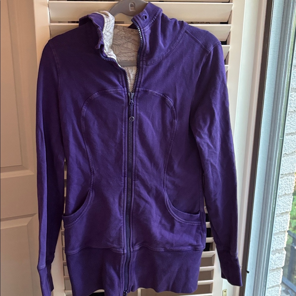 Lululemon Purple Zip-Up Hoodie